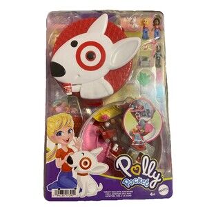 Polly Pocket TARGET BULLSEYE ADVENTURE Exclusive Playset NWT Doll Mini